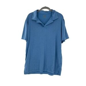 Weatherproof Short-Sleeve Blue Polo Shirt Men‎ Cool & Lightweight Size XL Preppy